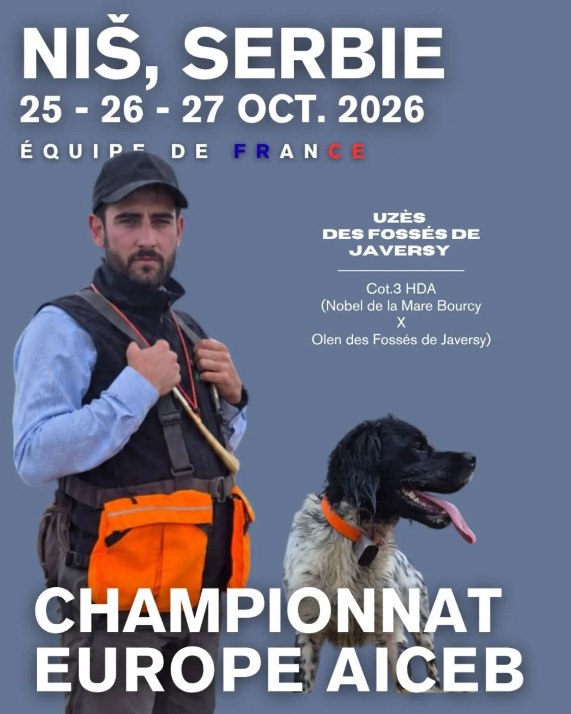 Des fossés de Javersy - UZES des Fossés de Javersy dans l' Equipe de France AICEB